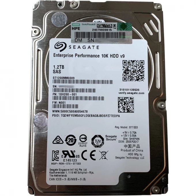 Жесткий диск SEAGATE 1.2Tb 10K 12Gb/s SAS 2.5" ST1200MM0009 Жесткий диск SEAGATE 1.2Tb 10K 12Gb/s SAS 2.5" ST1200MM0009