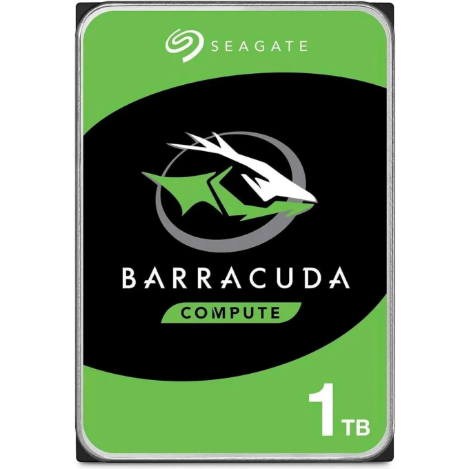 Жесткий диск SEAGATE BARRACUDA , 1ТБ, HDD, SATA III, 3.5" ST1000DM014