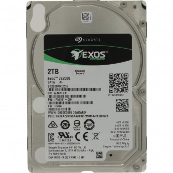 Жесткий диск SEAGATE EXOS ORIGINAL SATA-III 2TB SERVER (7200RPM) 128MB 2.5"