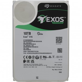 Жесткий диск SEAGATE EXOS X16 10 TB SAS 3.0, 256 MB