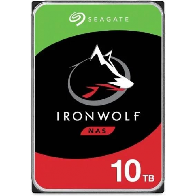 Жесткий диск SEAGATE IRONWOLF , 10ТБ, HDD, SATA III, 3.5" ST10000VN0008