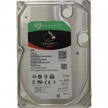 Жесткий диск SEAGATE IRONWOLF 3.5" 8TB SATA III, 256 MB