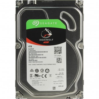 Жесткий диск SEAGATE IRONWOLF ORIGINAL SATA-III 4TB NAS (5400RPM) 256MB 3.5"