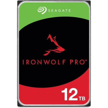 Жесткий диск SEAGATE IRONWOLF PRO ST12000NT001, 12ТБ, HDD, SATA III, 3.5"