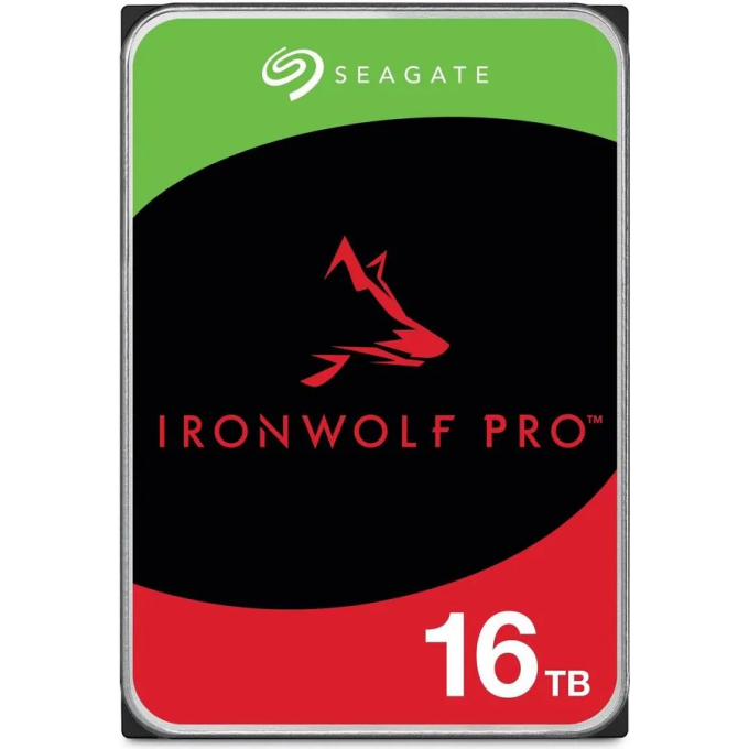 Жесткий диск SEAGATE IRONWOLF PRO , 16ТБ, HDD, SATA III, 3.5" ST16000NT001