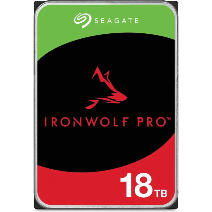 Жесткий диск SEAGATE IRONWOLF PRO , 18ТБ, HDD, SATA III, 3.5" ST18000NT001