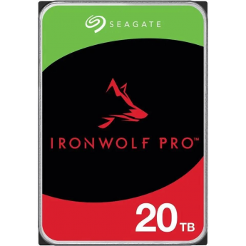 Жесткий диск SEAGATE IRONWOLF PRO ST20000NE000, 20ТБ, HDD, SATA III, 3.5"