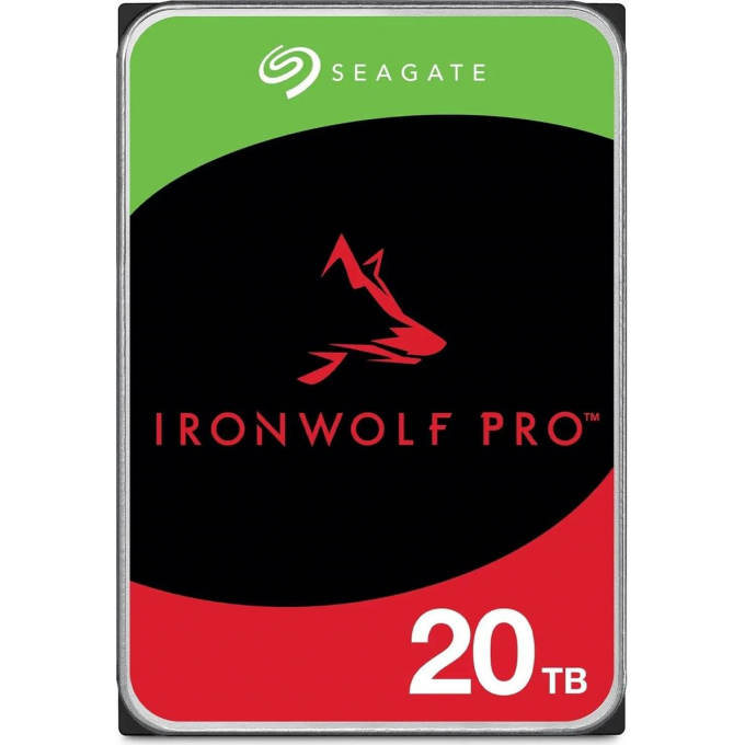 Жесткий диск SEAGATE IRONWOLF PRO , 20ТБ, HDD, SATA III, 3.5" ST20000NT001