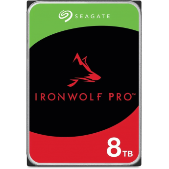 Жесткий диск SEAGATE IRONWOLF PRO ST8000NT001, 8ТБ, HDD, SATA III, 3.5"