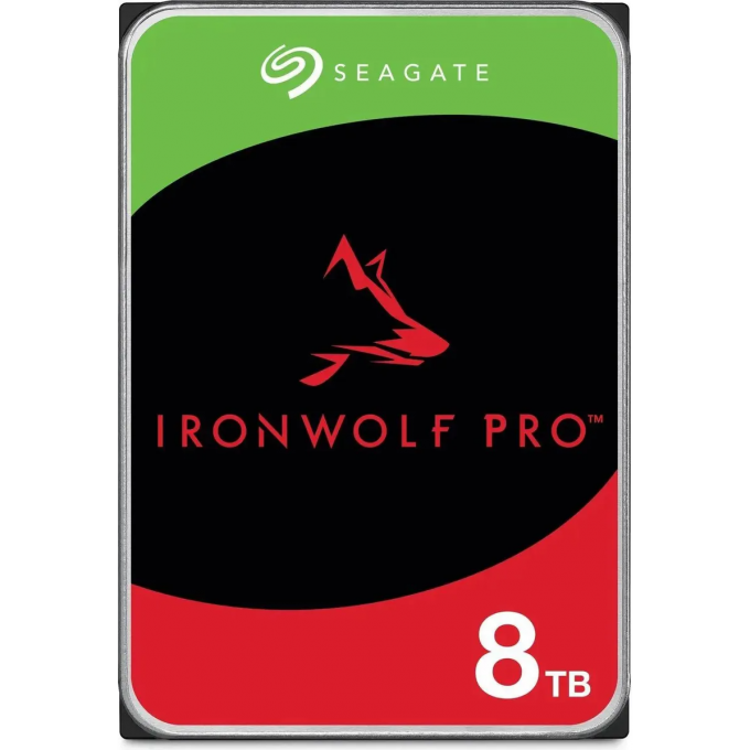 Жесткий диск SEAGATE IRONWOLF PRO , 8ТБ, HDD, SATA III, 3.5" ST8000NT001