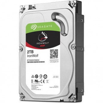 Жесткий диск SEAGATE NAS IRONWOLF ORIGINAL SATA-III 2TB (5900RPM) 64MB 3.5"