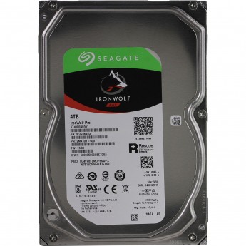 Жесткий диск SEAGATE NAS IRONWOLF PRO 3.5" 4 TB SATA III, 128 MB