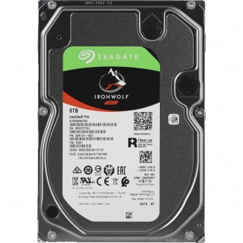 Жесткий диск SEAGATE NAS IRONWOLF PRO 3.5" 6 TB SATA III, 256 MB