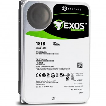 Жесткий диск SEAGATE SATA-III 18Tb SERVER EXOS X18 512E (7200rpm) 256Mb 3.5"