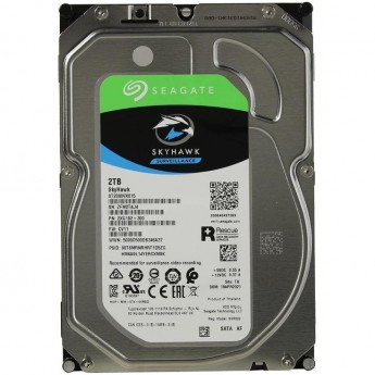 Жесткий диск SEAGATE SATA-III 2Tb SURVEILLANCE SKYHAWK (5400rpm) 256Mb 3.5"