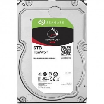 Жесткий диск SEAGATE SATA-III 6Tb NAS IRONWOLF (5400RPM) 256MB 3.5"