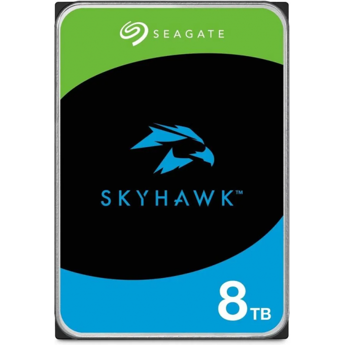 Жесткий диск SEAGATE SKYHAWK , 8ТБ, HDD, SATA III, 3.5" ST8000VX010