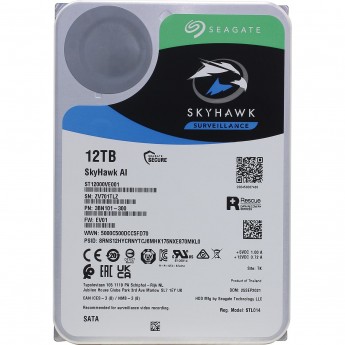 Жесткий диск SEAGATE SKYHAWK AI 12TB SATA-III, 256MB