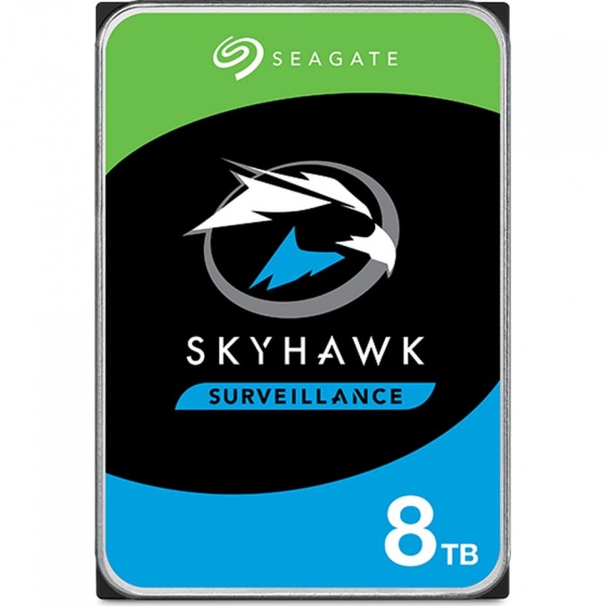 Жесткий диск SEAGATE SKYHAWKAI ST8000VE00, 8ТБ, HDD, SATA III, 3.5" ST8000VE000