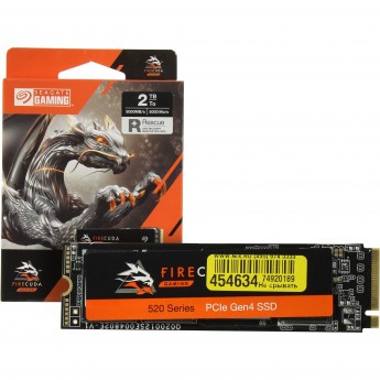 Накопитель SSD SEAGATE FIRECUDA 520 M.2 2280 2.0 ТБ PCI-E 4X4 NVME NAND 3D TLC